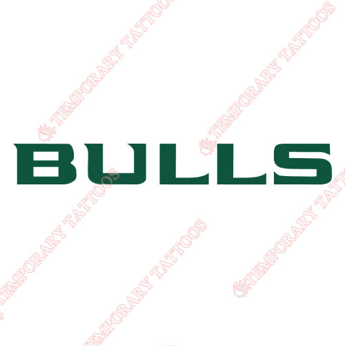 South Florida Bulls Customize Temporary Tattoos Stickers NO.6238